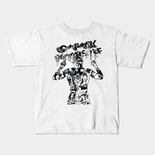 Black urban street power Kids T-Shirt